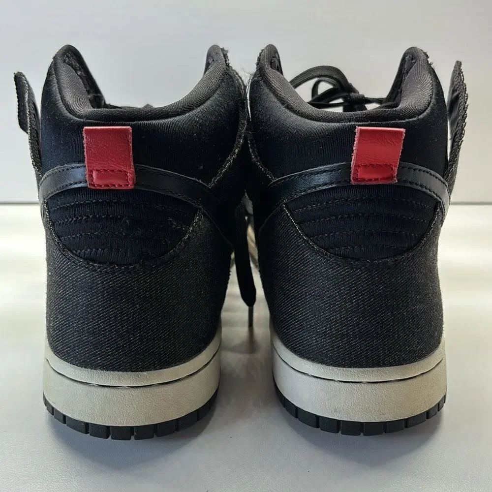 Nike Dunk High CMFT Black 705434-001 Size 8.5